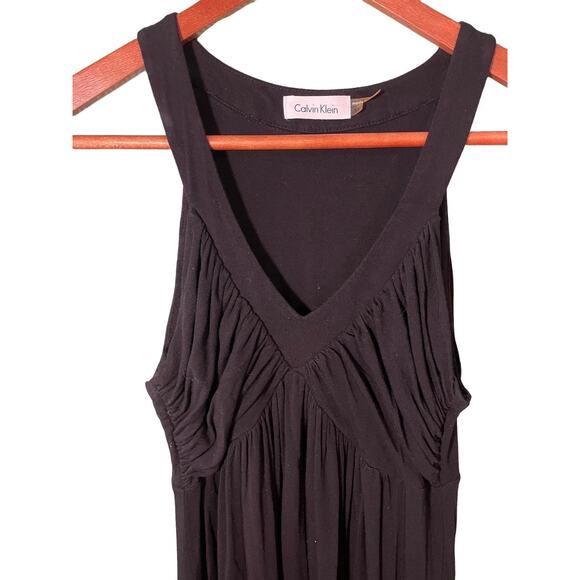 Calvin Klein V Neck Sleeveless Dress - 10 - Picture 5 of 5